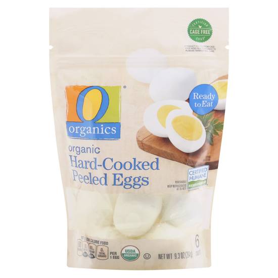 O Organics Hard-Cooked Peeled Eggs (6 ct)