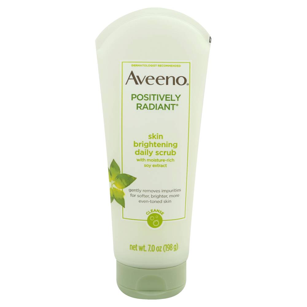 Aveeno Positively Radiant Skin Brightening Cleanse Daily Scrub