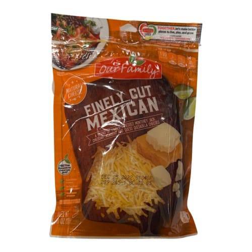 Our Family Finely Cut Mexican Cheese Blend (8 oz)