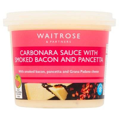 Waitrose & Partners Carbonara Sauce (smoked bacon and pancetta)