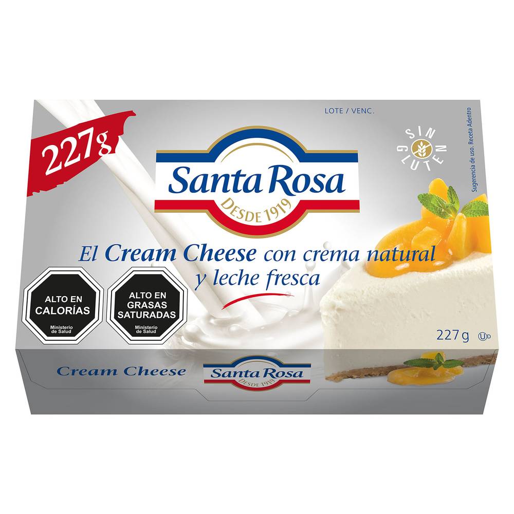 Santa rosa cream cheese (caja 227 g)