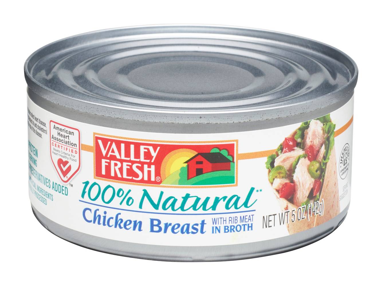 Valley Fresh 100% Natural With Rib Meat in Broth Chicken Breast (5 oz)