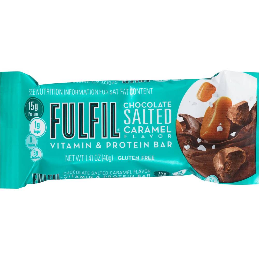 Fulfil Vitamin & Protein Bar, Chocolate Salted Caramel (1.4 oz)