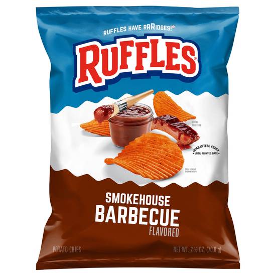 Ruffles Potato Chips (smokehouse barbecue)