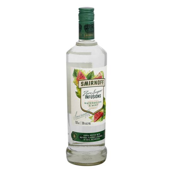 Smirnoff Infusions Watermelon & Mint Vodka (750 ml)
