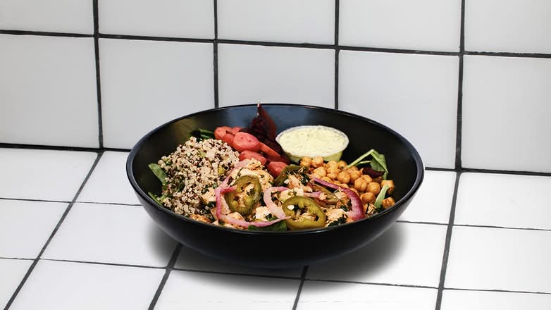 Spicy Chicken Quinoa Bowl