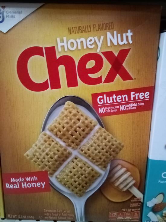Honey Nut chex made with real honey