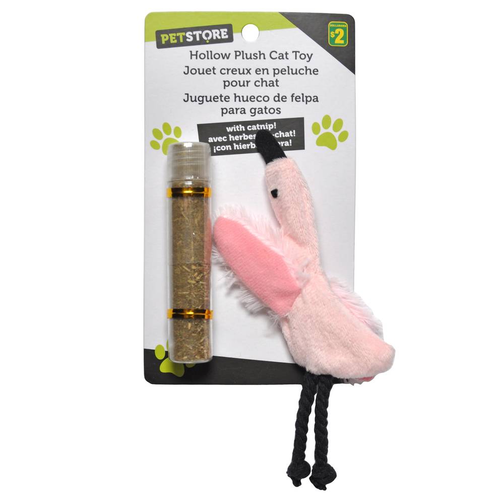 Hollow Plush Cat Toy With Catnip