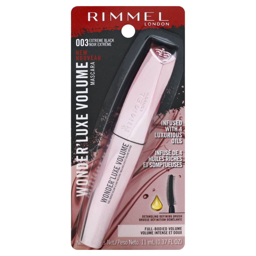 Rimmel London Wonder'luxe Volume Black 003 Mascara (11 ml)