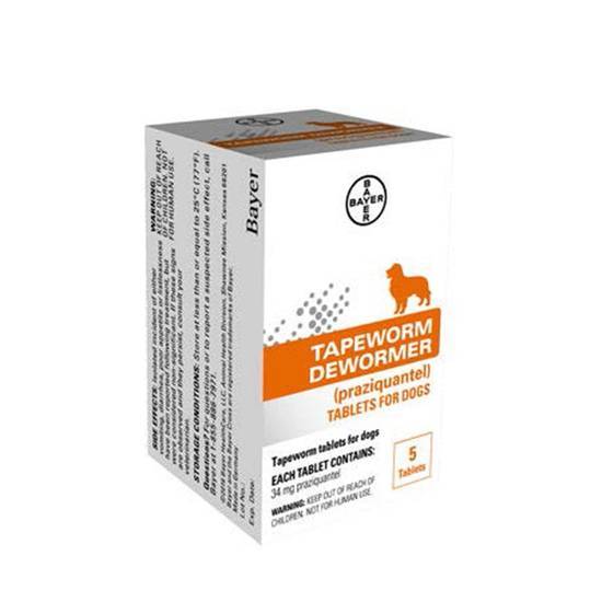 Bayer Tapeworm Dewormer Tablets For Dogs