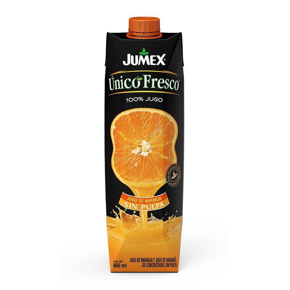 Jumex · Jugo de naranja único fresco sin pulpa (960 ml)