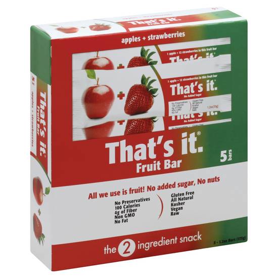 That's It. Fruit Bars (apple-strawberry)