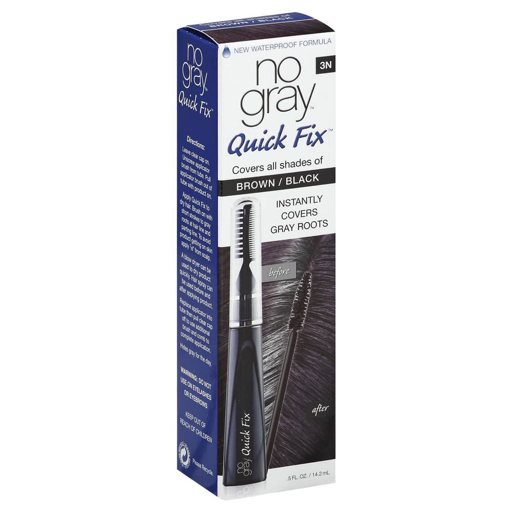 No Gray Quick Fix Instantly Covers Gray Hair Roots (brown / black)