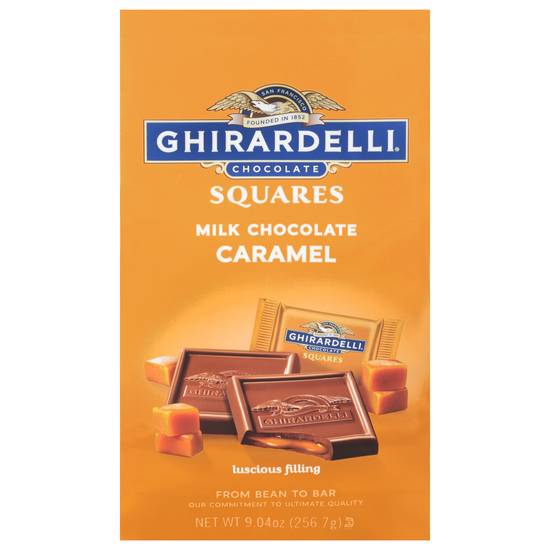 Ghirardelli Milk Chocolate Caramel Squares