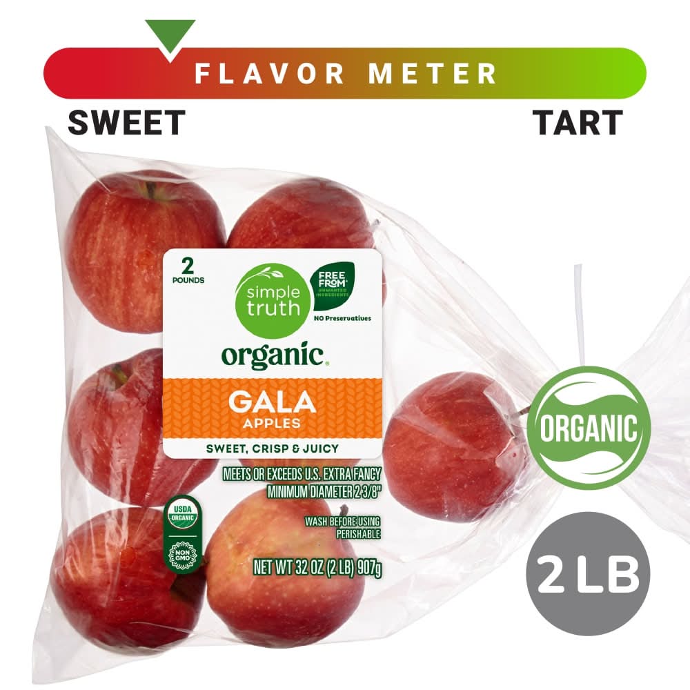 Simple Truth Organic® Gala Apples – 2 Pound Bag