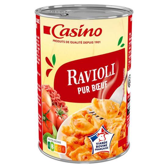 Casino Ravioli pur bœuf - 400g