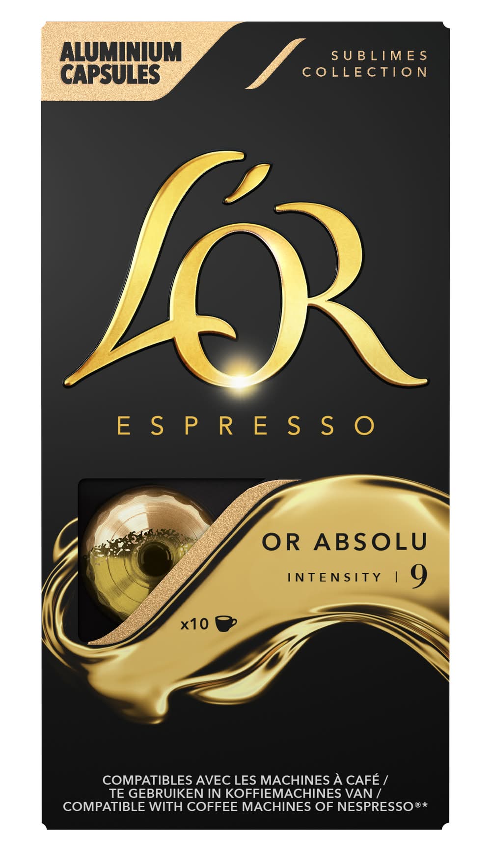 L'OR - Espresso absolu café en capsules intensité 9 (10)