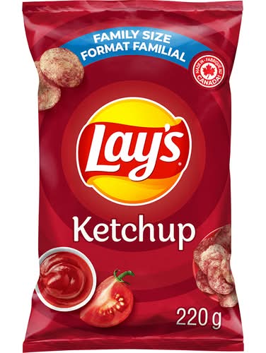 Lay's Potato Chips, Ketchup (220 g)