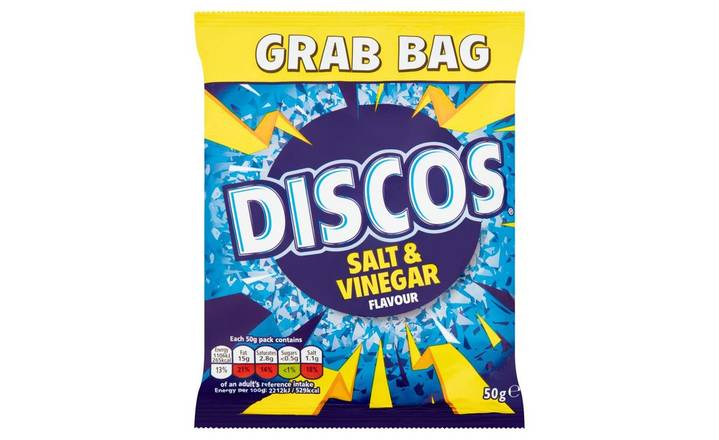 Discos Salt & Vinegar Flavour 50g (403523)