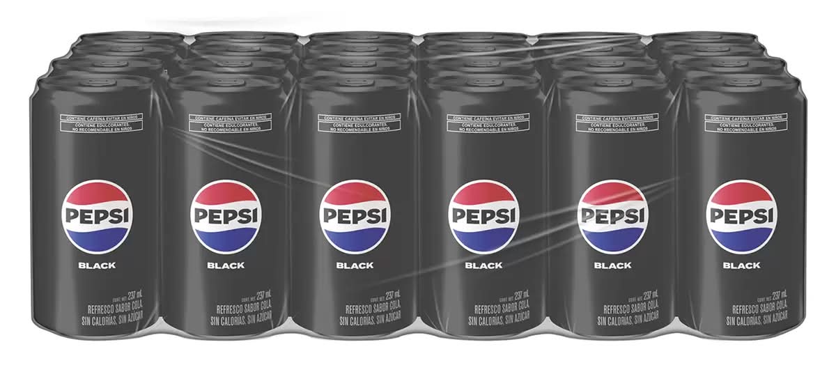 Pepsi · Refresco black sin azúcar (24 x 237 ml)