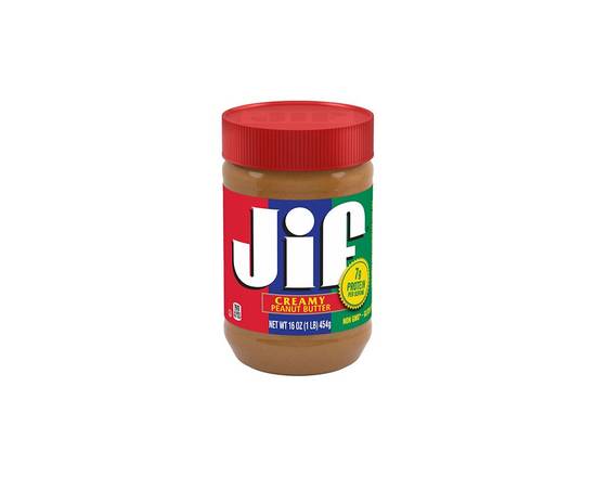 Order Jif Creamy Peanut Butter 16oz food online from Chevron Extramile store, Antioch on bringmethat.com