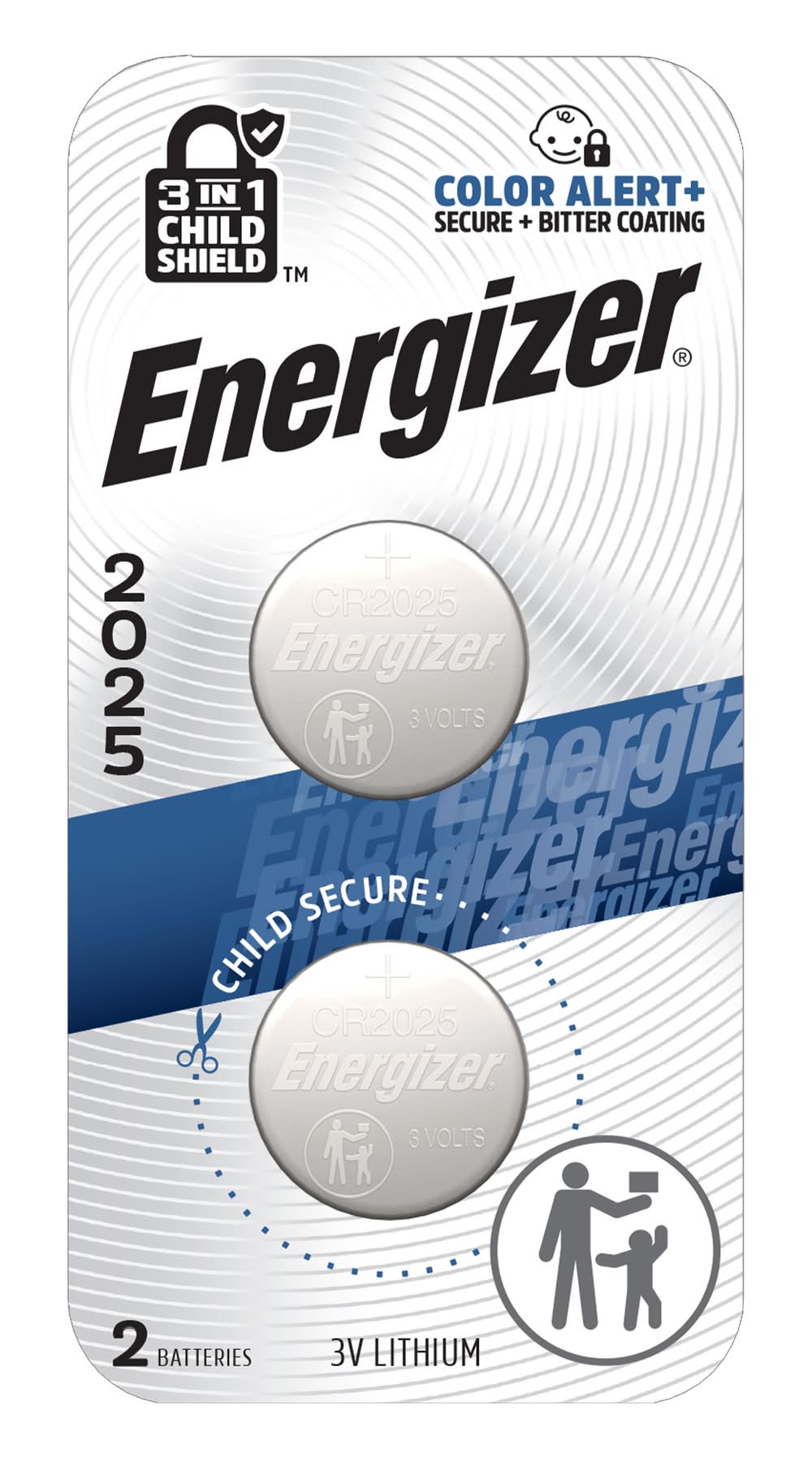 Energizer 2025 Lithium Coin Multipurpose Battery (1.6 oz, 2 ct)