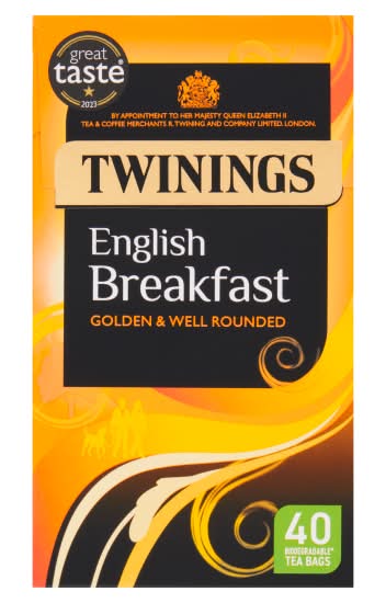 Twinings English Breakfast Plant Based Tea Bags (100g)