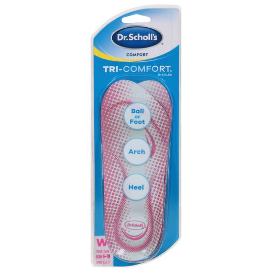 Dr. Scholl's Tri-Comfort Insoles Women's 6-10 (1 pair)