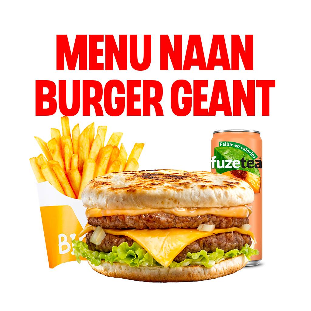 Menu Naan Géant