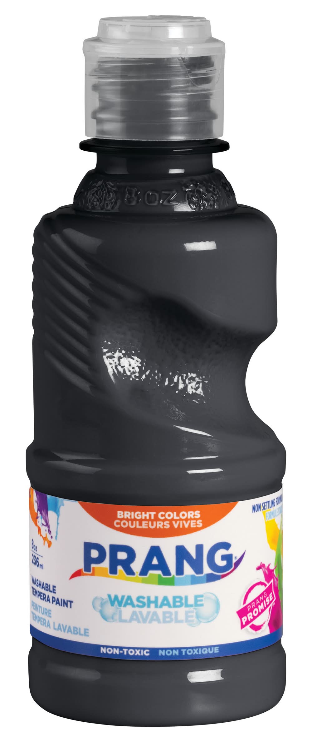 Prang Ready-To-Use Washable Tempera Paint, Black (8 fl oz)