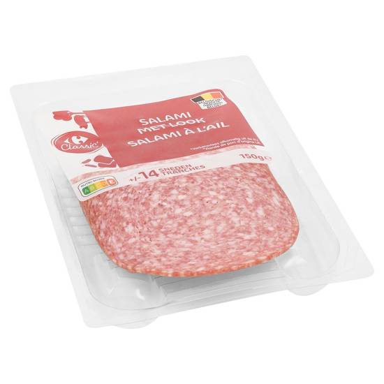 Carrefour Salami à l''Ail 150 g