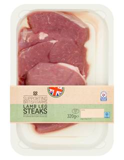 Co-op British Lamb Leg Steaks