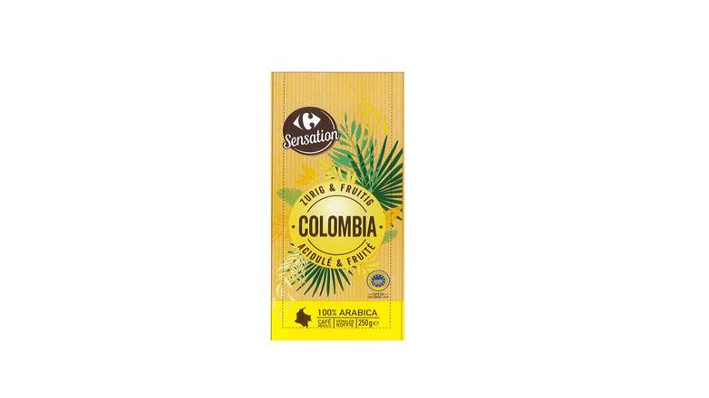 Carrefour Sensation - Café moulu pur arabica colombie (250 g)