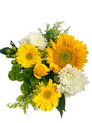 DEBI LILLY YELLOW & WHITE PERFECT GIFT BOUQUET