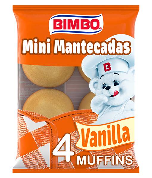 Bimbo Vanilla Mini Muffins 4.41oz