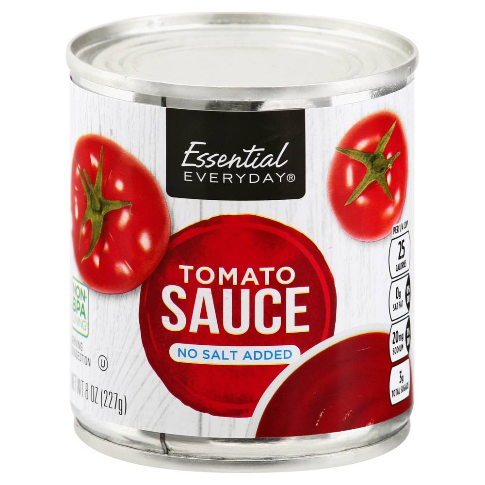 Essential Everyday No Salt Added Tomato Sauce (8 oz)