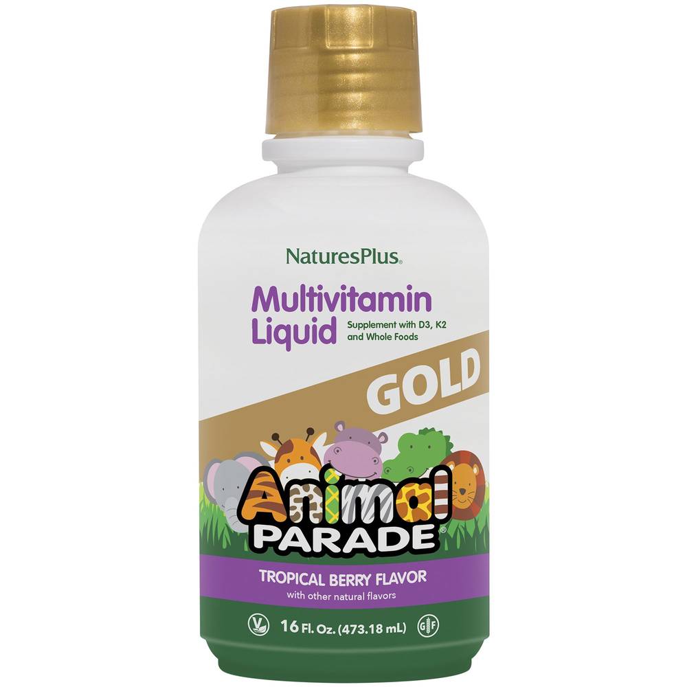 Animal Parade Gold Liquid Multivitamin For Kid'S - Berry (16 Fluid Ounces)