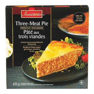 Irresistibles Frozen Three-Meat Pie (635 g)
