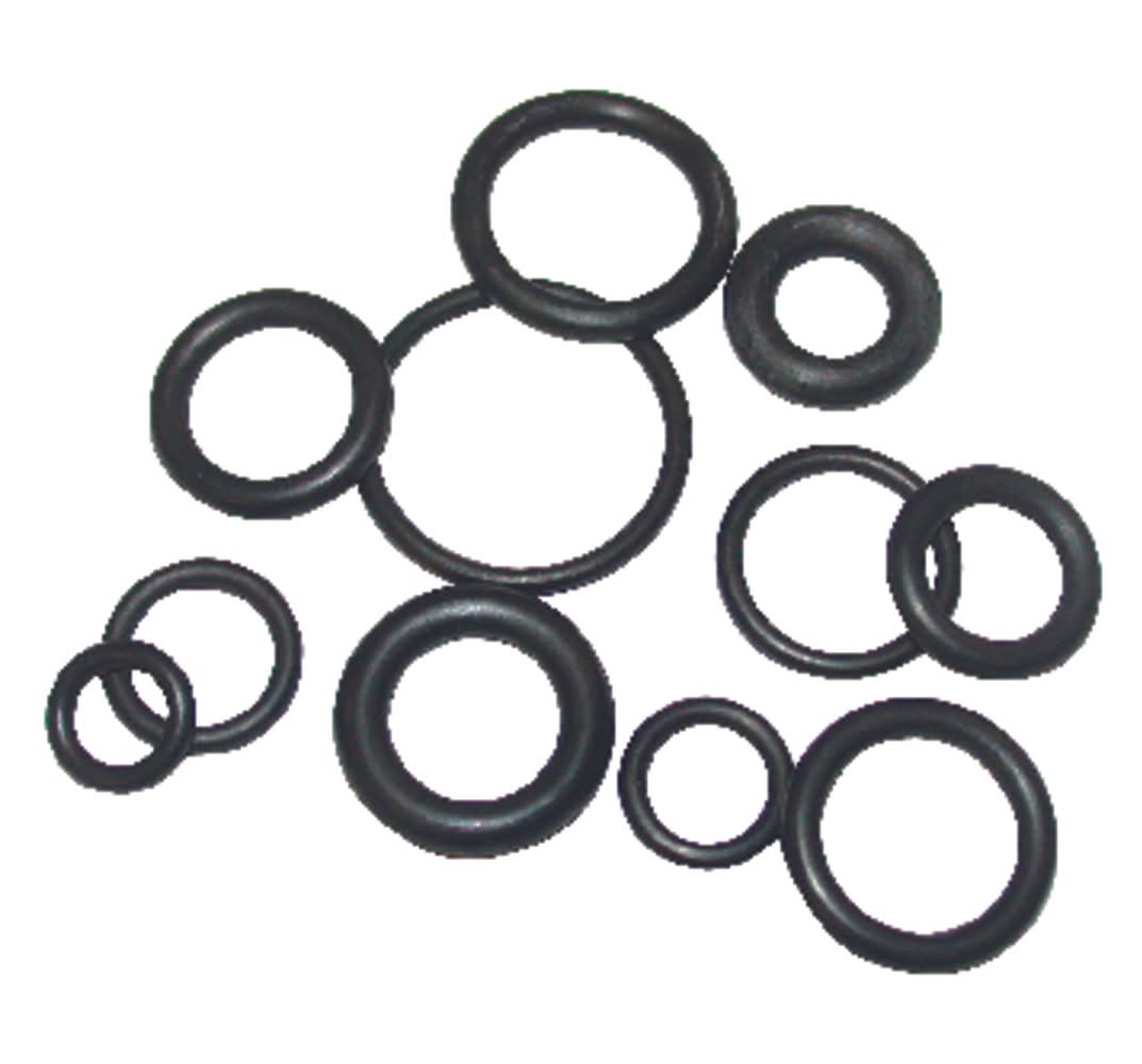 ACE .1 In. D Rubber O-Ring Assortment 11 Pk