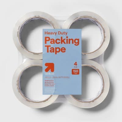 up&up Heavy Duty Packing Tape (4 ct)