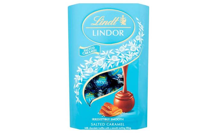 Lindt Lindor Salted Caramel Chocolate Truffles Box 200g (400352) 