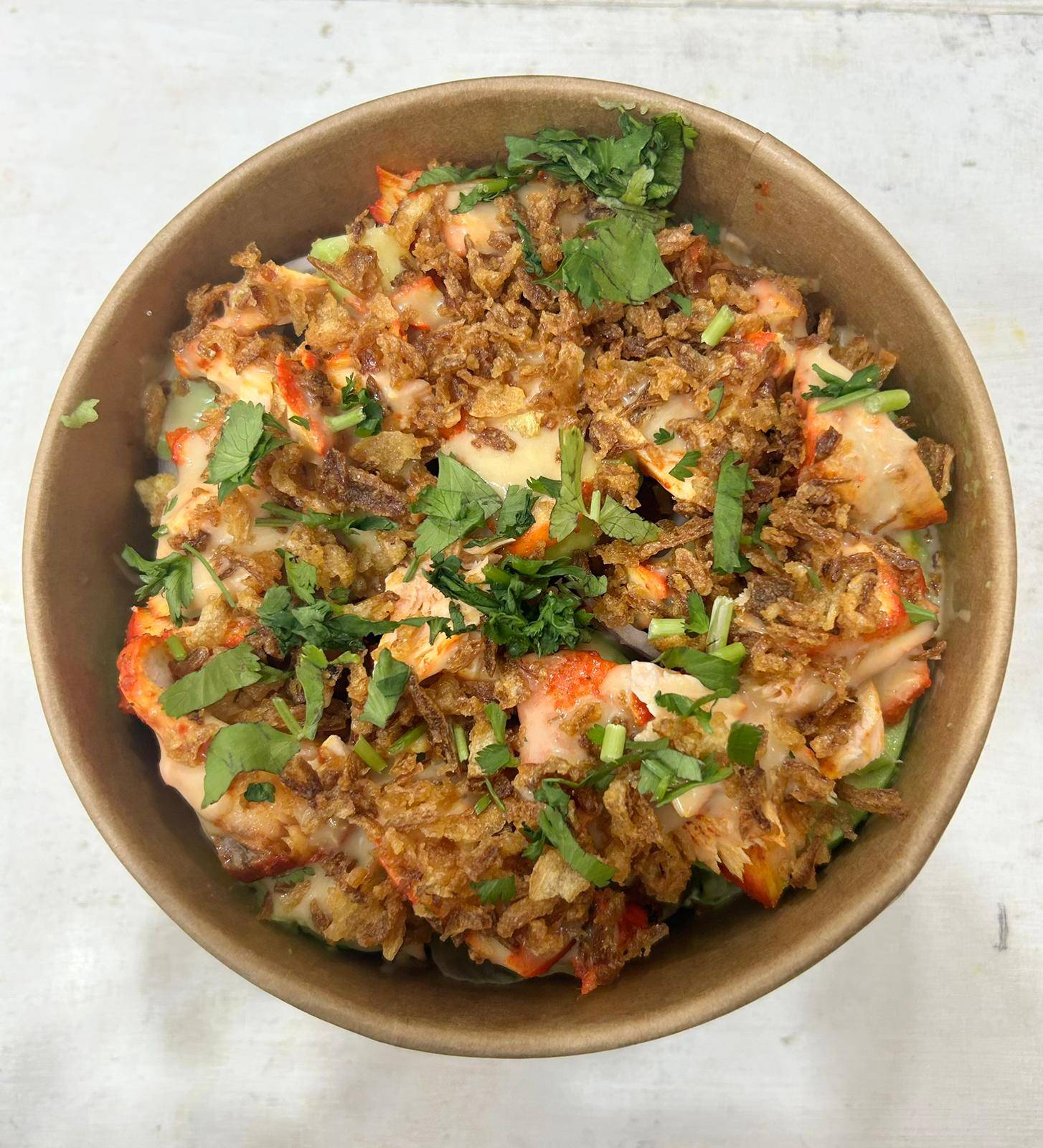 Salade saumon tikka