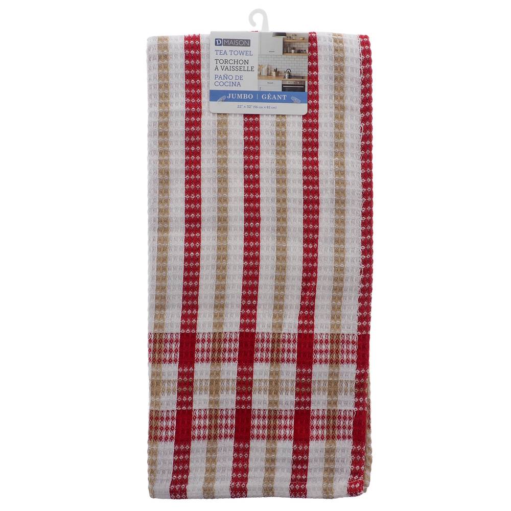 D Maison Jumbo Waffle Kitchen Towel, 22" X 32"