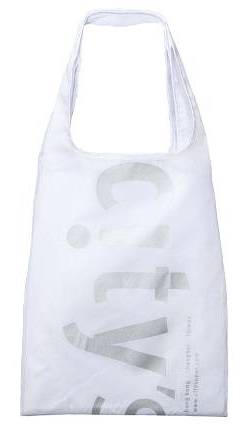 CITYSUPER 可摺疊側肩袋 - 白色(乾貨)^301533663