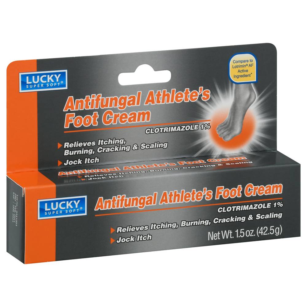 Lucky Super Soft Antifungal Athlete's Foot Cream (1.5 oz)