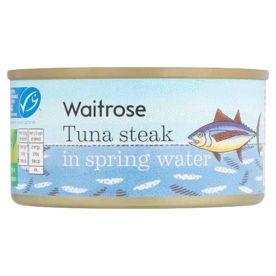 Waitrose & Partners Tuna Steak in Spring Water