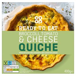 Co-op Cheese & Broccoli Quiche 400g