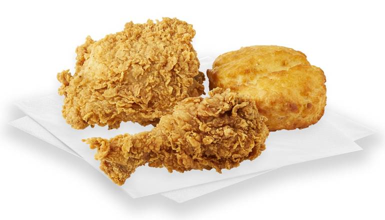 Fried Chicken 2pc with biscuit