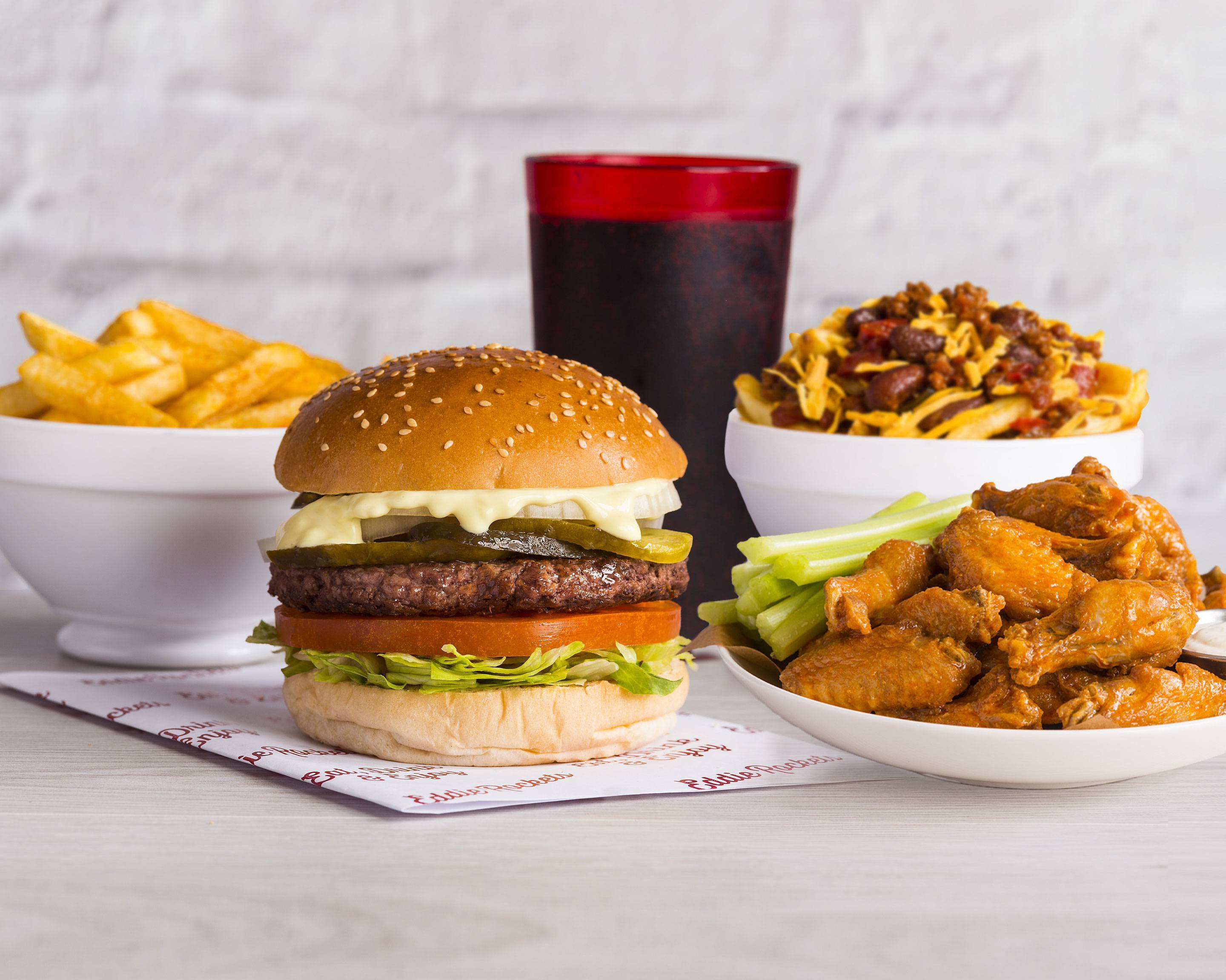 Eddie Rocket's (Dame Street) delivery | Dublin | Uber Eats
