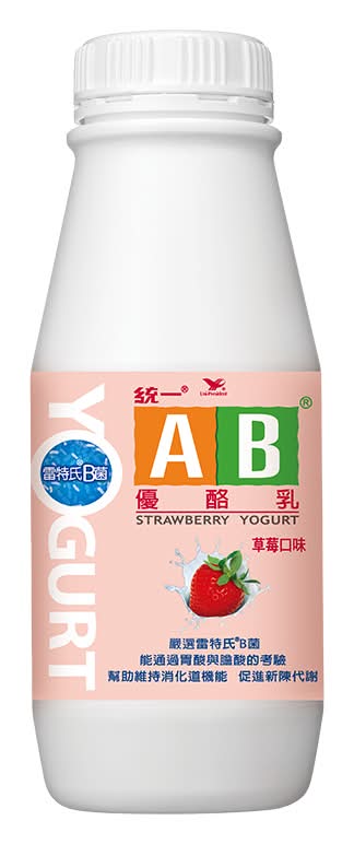 統一AB草莓優酪乳206ml※實際到貨效期約4天以上 <206ml毫升 x 1 x 1BOTTLE瓶>